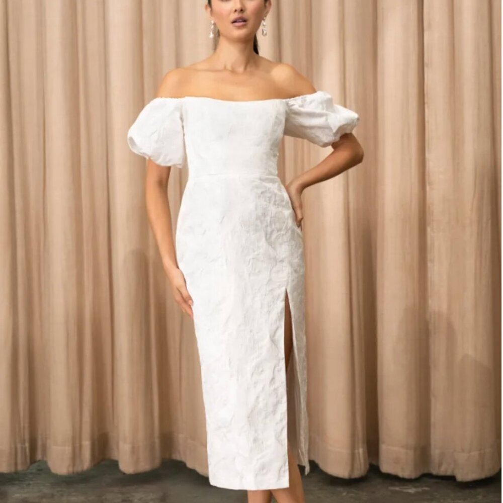 Jenny Yoo Ivory Marilyn Dress size 8